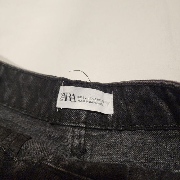 Zara Bermudas size 32/ XS size 0 black - Picture 2 of 3
